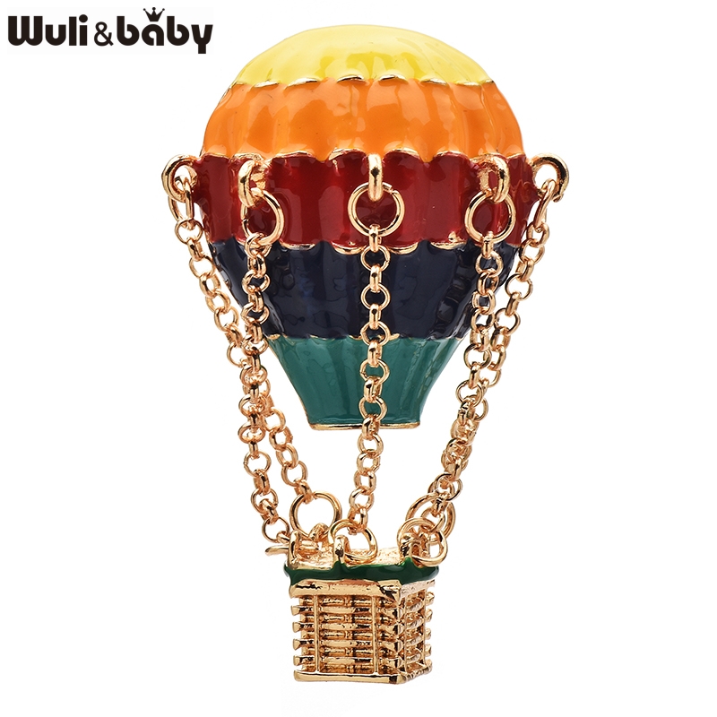 Embroidery Bali - Wuli&baby 멀티컬러 에나멜 풍선 브로치 핀