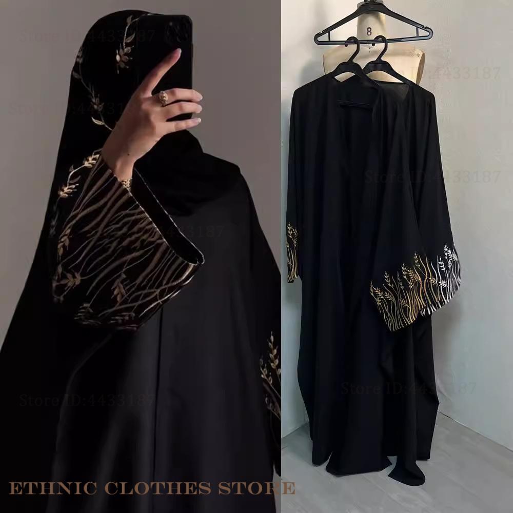 Embroidery Kebaya - 무슬림 여성 의류 우아한 검정 자수