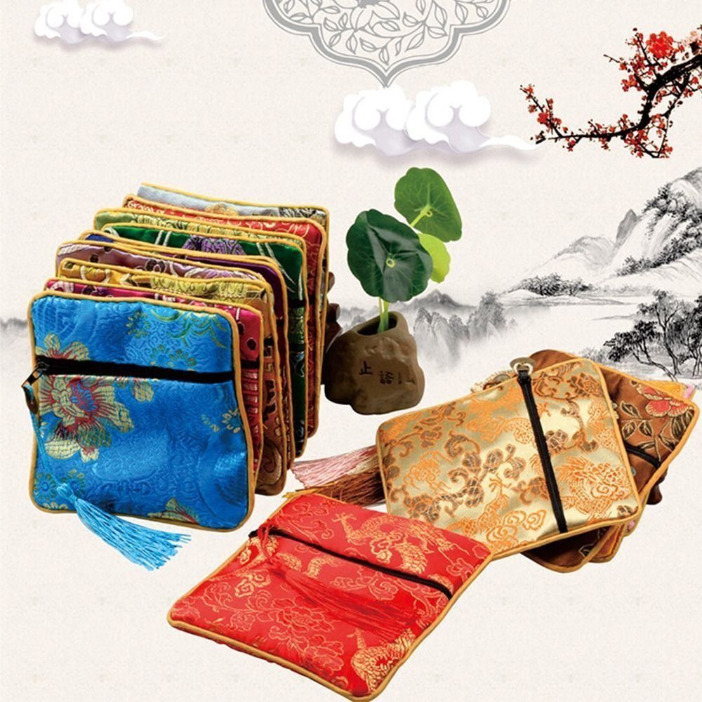 Embroidery Bag - 고급 소재로 제작된 주얼리 정리함, 자수