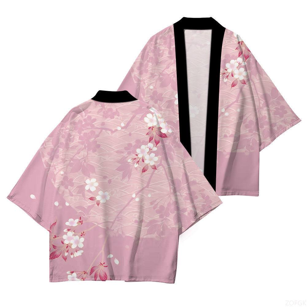 일본 전통 드레스 일본 기모노 벚꽃 프린트 캐주얼 컴포 - Embroidery Online 리뷰 및 가격