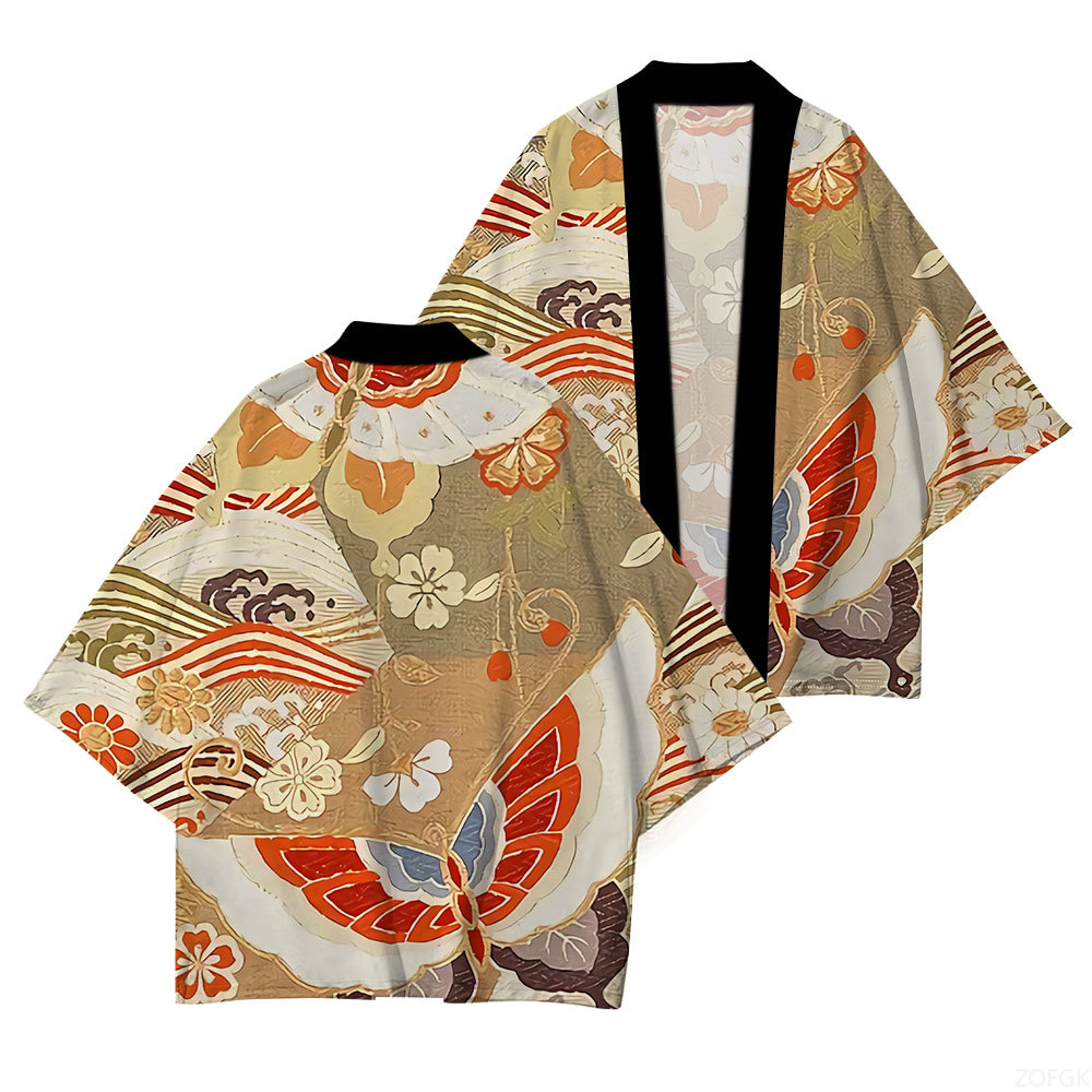일본 전통 드레스 일본 기모노 벚꽃 프린트 캐주얼 컴포 - Embroidery Online 리뷰 및 가격