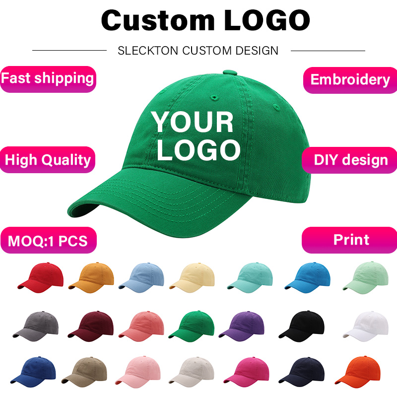 SLECKTON 사용자 정의 야구 모자 패션 편지 자수 - Embroidery Design Logo 리뷰 및 가격