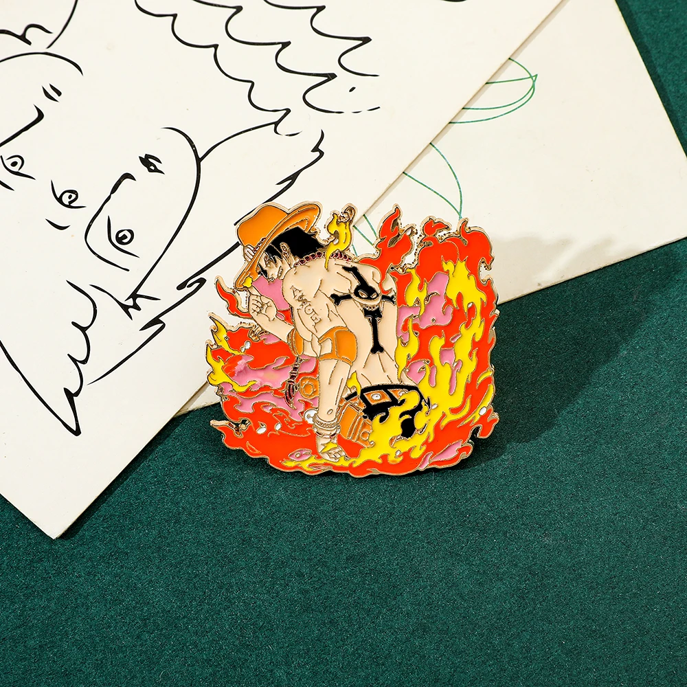 1개 클래식 애니메이션 브로치 개성 넘치는 에이스 캐릭 - Embroidery Reddit 리뷰 및 가격