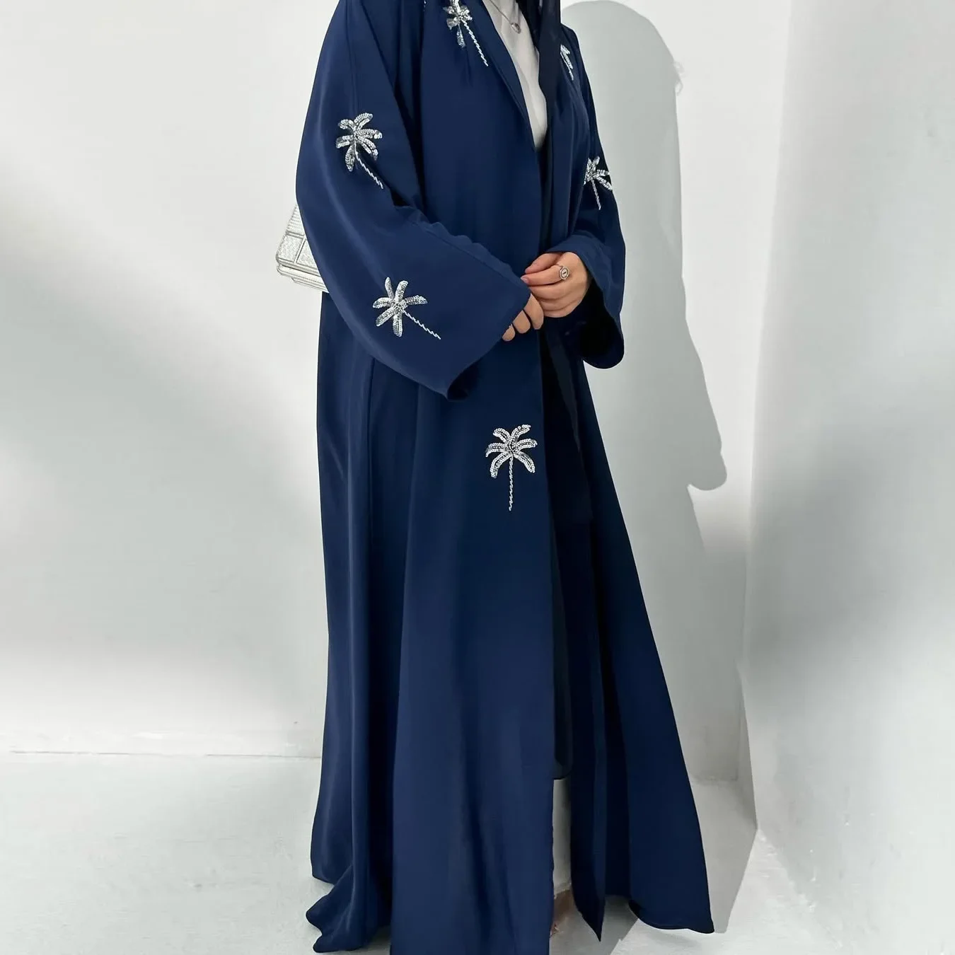 라마단 무슬림 단정한 카디건 두바이 이드 패션 아바야  - Embroidery Kebaya 리뷰 및 가격