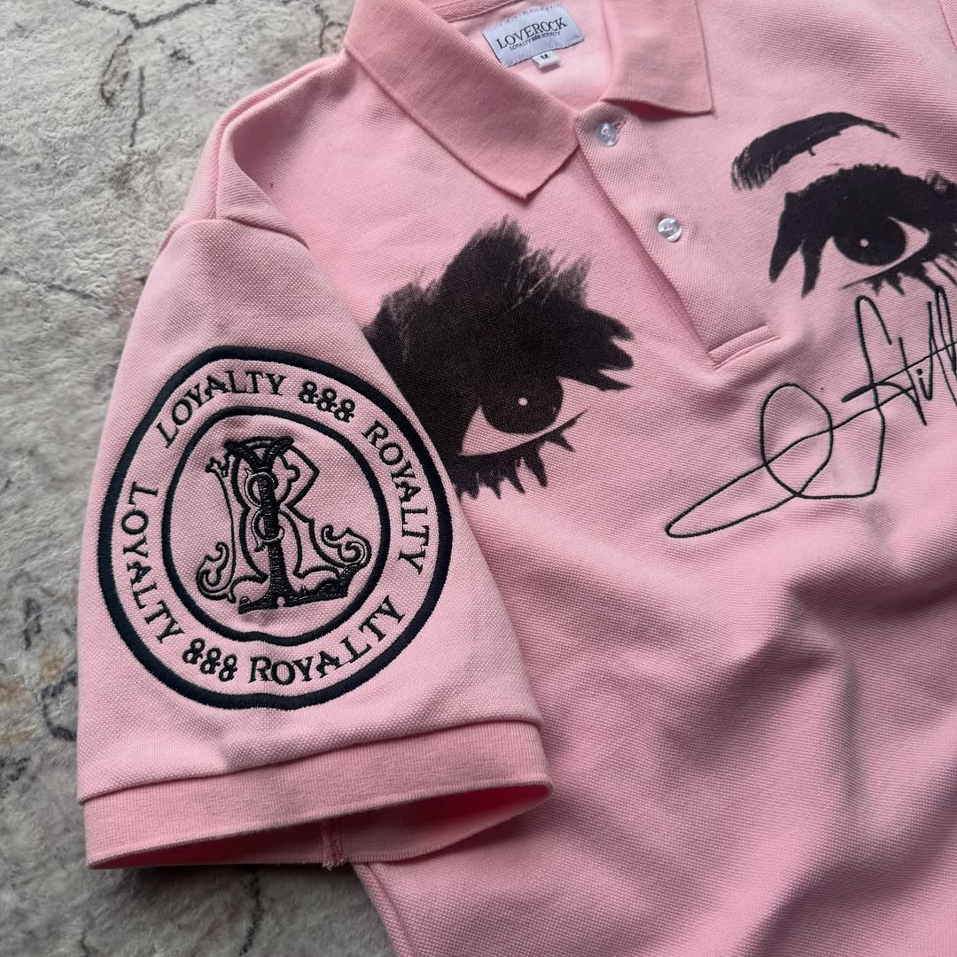 미국 스타일의 레트로 폴로 셔츠, 자수 로고 디자인,  - Embroidery Design Logo 리뷰 및 가격