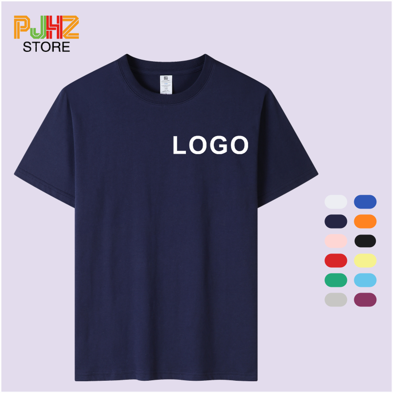 100% 코튼 티셔츠 맞춤형 로고 라운드 넥 남성 및  - Embroidery Design Logo 리뷰 및 가격